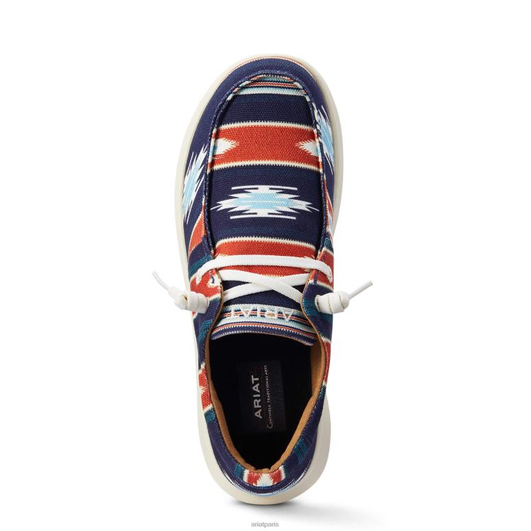 RJ66P2422 Hilo Chimayo Ariat chaussure cristo marine femmes