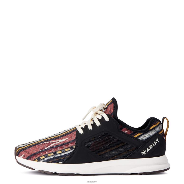 RJ66P2423 fusible Ariat chaussure serape bordeaux femmes