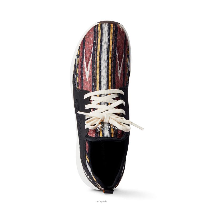 RJ66P2423 fusible Ariat chaussure serape bordeaux femmes