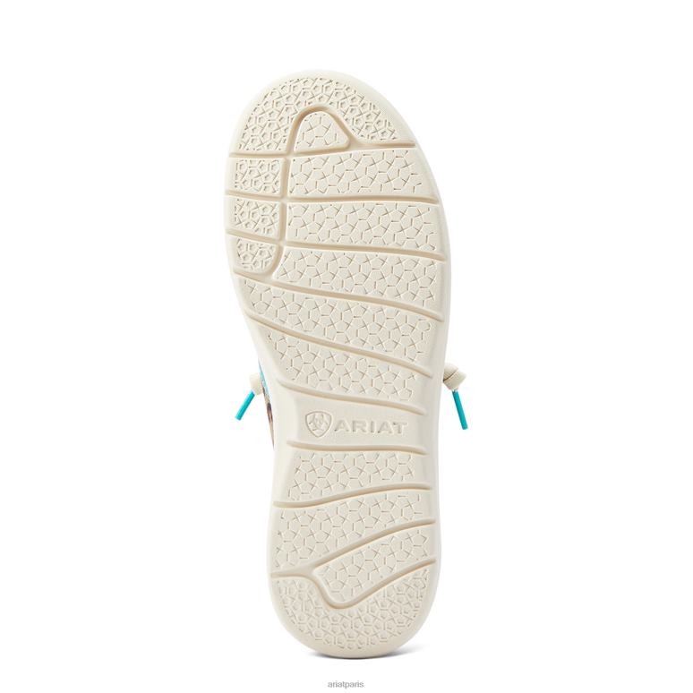 RJ66P2425 goujons hilo Ariat chaussure léopard neutre femmes