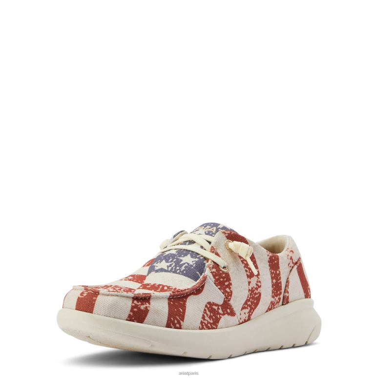 RJ66P2433 Hilo 3 Ariat chaussure drapeau en détresse femmes