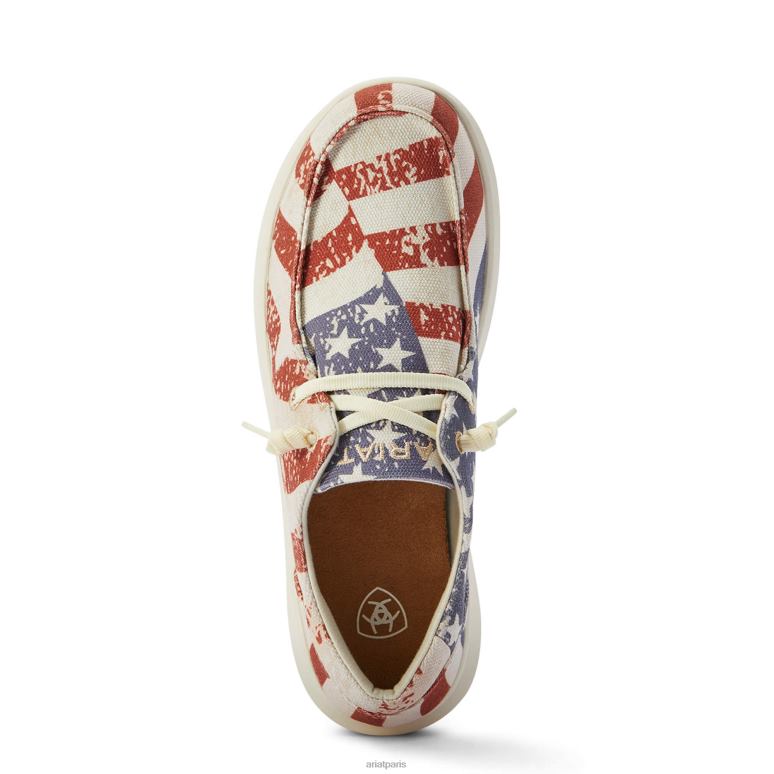 RJ66P2433 Hilo 3 Ariat chaussure drapeau en détresse femmes
