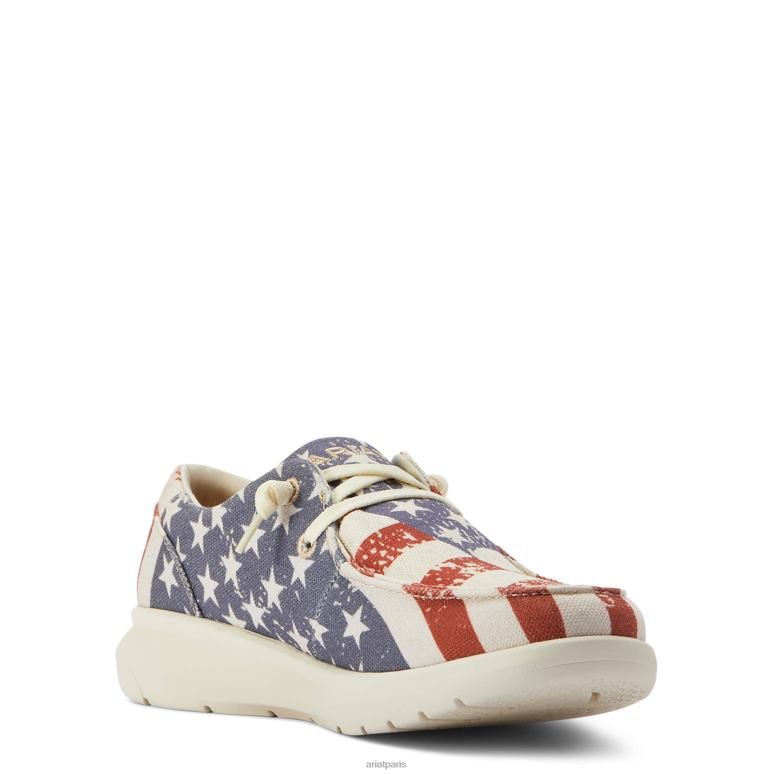 RJ66P2433 Hilo 3 Ariat chaussure drapeau en détresse femmes