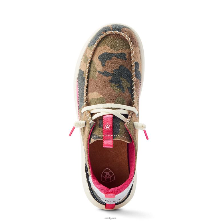 RJ66P2439 goujons hilo Ariat chaussure camouflage avec désinvolture femmes