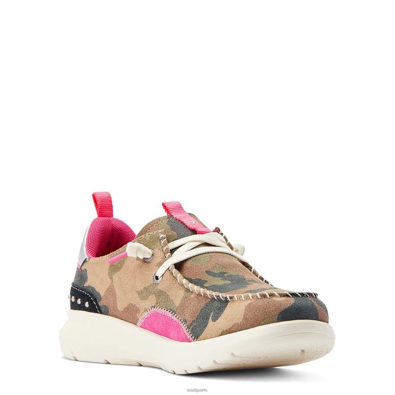 RJ66P2439 goujons hilo Ariat chaussure camouflage avec désinvolture femmes