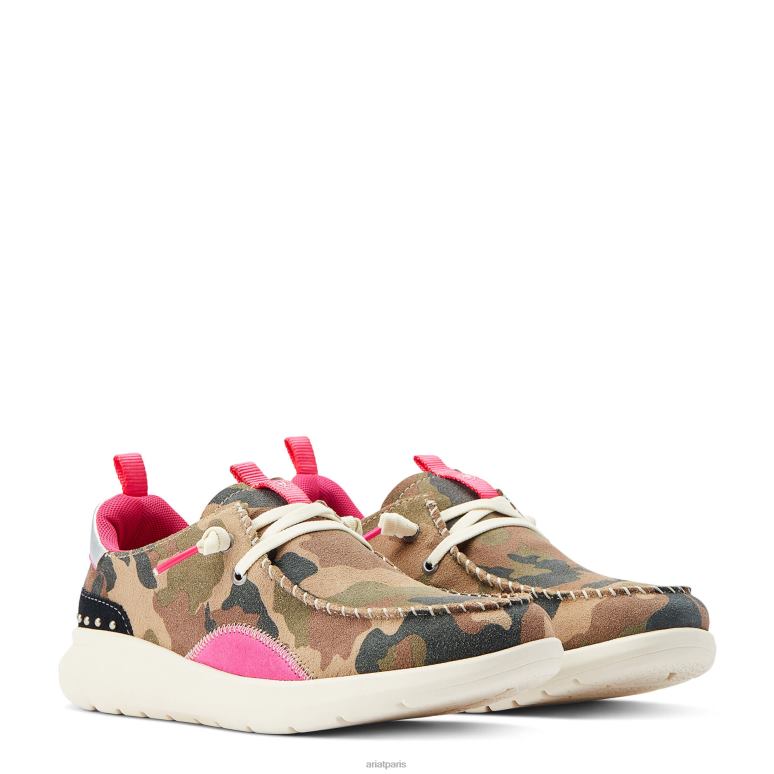 RJ66P2439 goujons hilo Ariat chaussure camouflage avec désinvolture femmes
