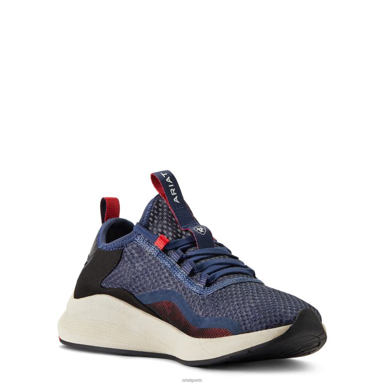 RJ66P2465 enflammer l'éco Ariat chaussure équipe marine femmes