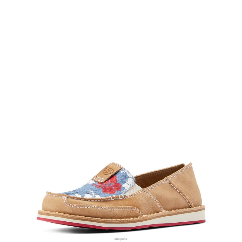 RJ66P2471 croiseur occidental aloha Ariat chaussure noyer femmes