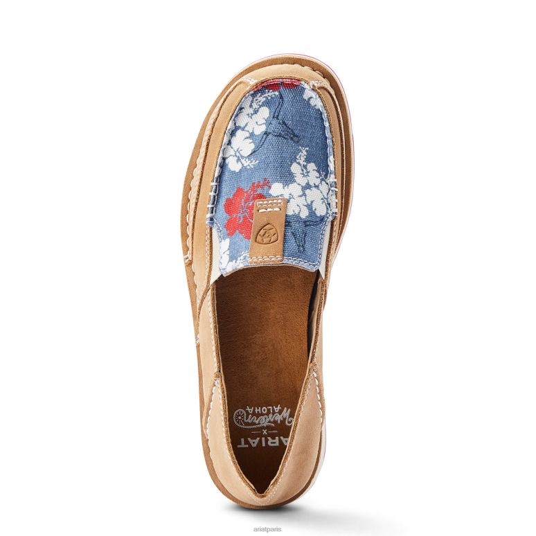 RJ66P2471 croiseur occidental aloha Ariat chaussure noyer femmes