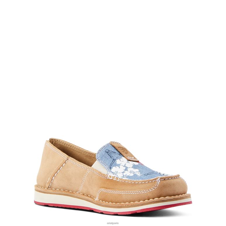 RJ66P2471 croiseur occidental aloha Ariat chaussure noyer femmes