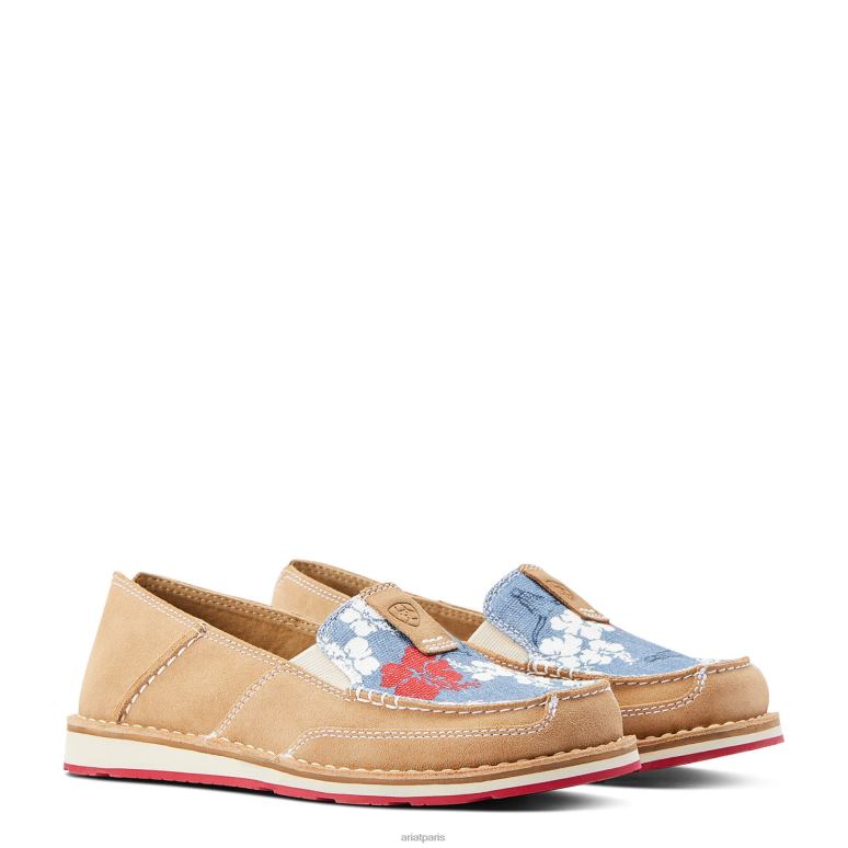 RJ66P2471 croiseur occidental aloha Ariat chaussure noyer femmes