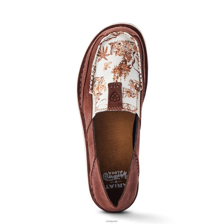 RJ66P2472 croiseur occidental aloha Ariat chaussure rouillé femmes