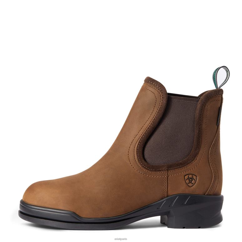 RJ66P2309 botte de paddock à embout en acier keswick Ariat chaussure marron vieilli femmes
