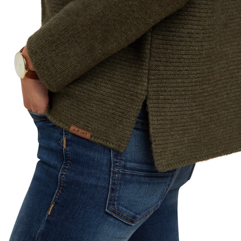 RJ66P3336 pull trois cheminées Ariat hauts Terre femmes