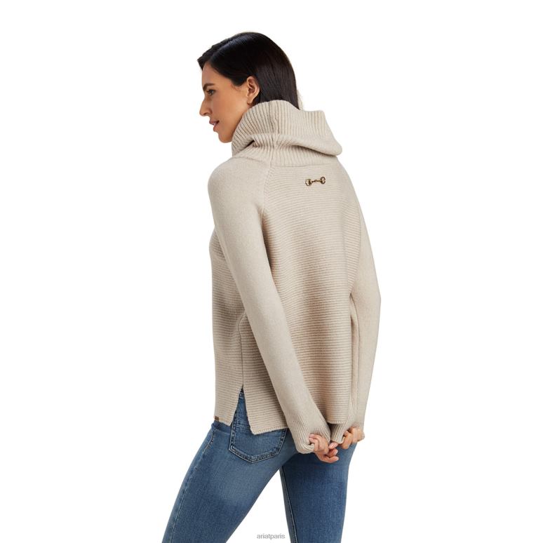RJ66P3343 pull trois cheminées Ariat hauts gruau femmes
