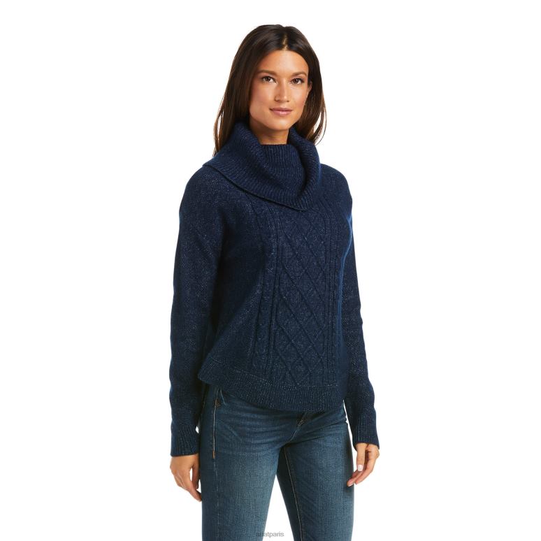 RJ66P3365 pull montara Ariat hauts marine femmes