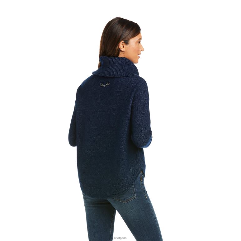 RJ66P3365 pull montara Ariat hauts marine femmes
