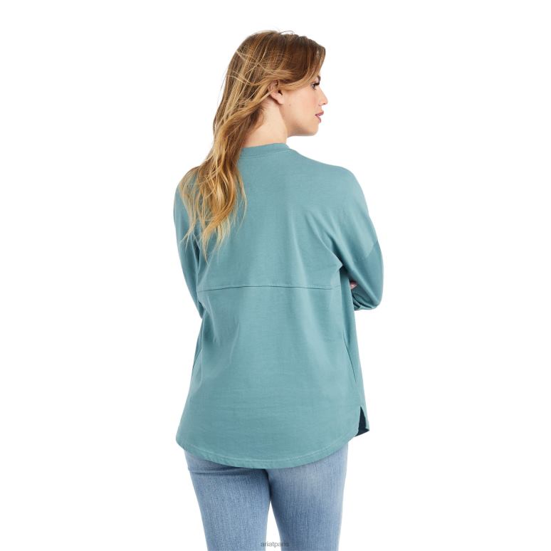 RJ66P2977 vraie chemise oversize Ariat hauts Arctique femmes