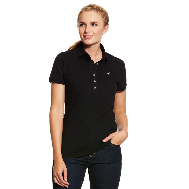 RJ66P3084 polo prix 2.0 Ariat hauts noir femmes