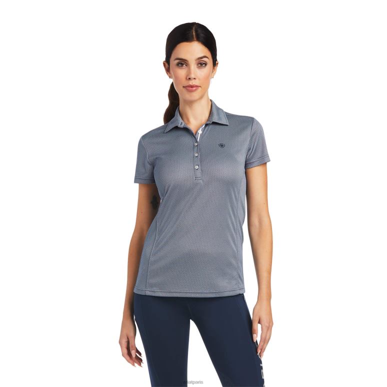 RJ66P3090 polo de talent Ariat hauts marine femmes