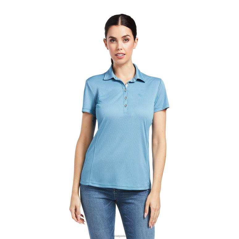 RJ66P3112 polo de talent Ariat hauts bleu de saxe femmes