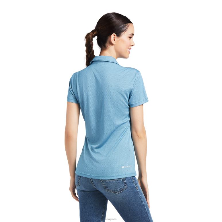 RJ66P3112 polo de talent Ariat hauts bleu de saxe femmes