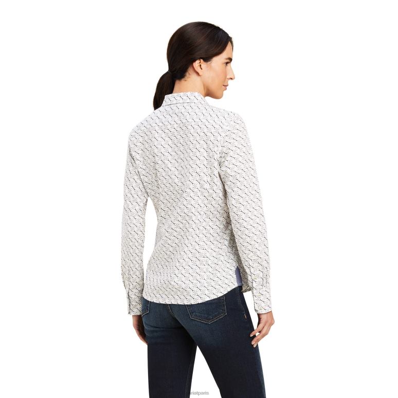 RJ66P3170 chemise Tomales Ariat hauts impression de bits femmes