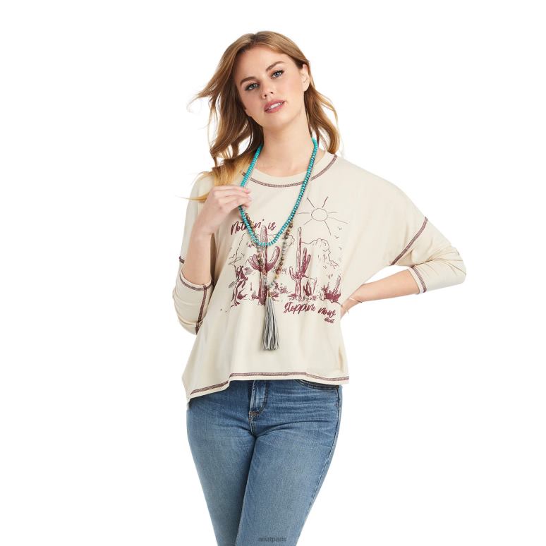 RJ66P3176 pas d'arrêt Ariat hauts chêne français femmes