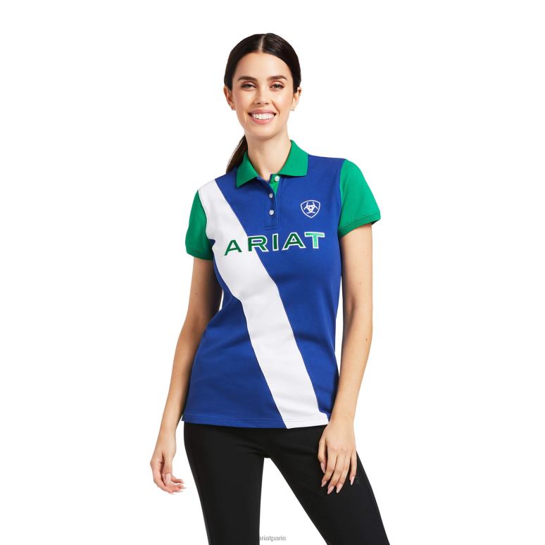 RJ66P3206 taryn polo Ariat hauts mazarine bleu/billard femmes