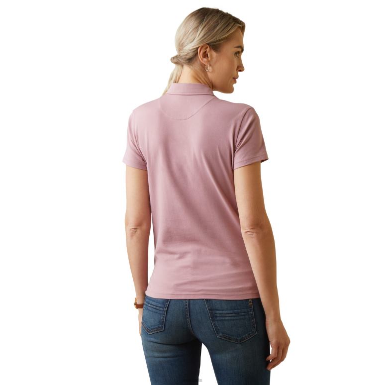 RJ66P3254 polo cloverdale Ariat hauts rose nostalgie femmes