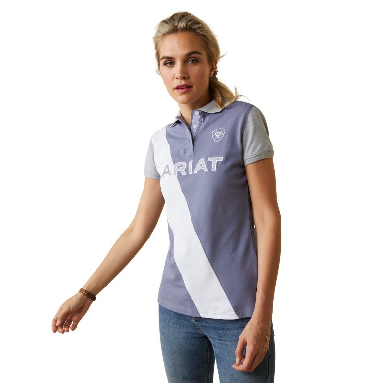 RJ66P3269 taryn polo Ariat hauts granit sombre femmes