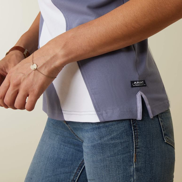 RJ66P3269 taryn polo Ariat hauts granit sombre femmes