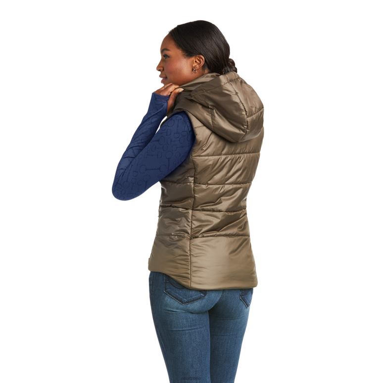 RJ66P3586 gilet d'harmonie Ariat hauts écorce de banian femmes