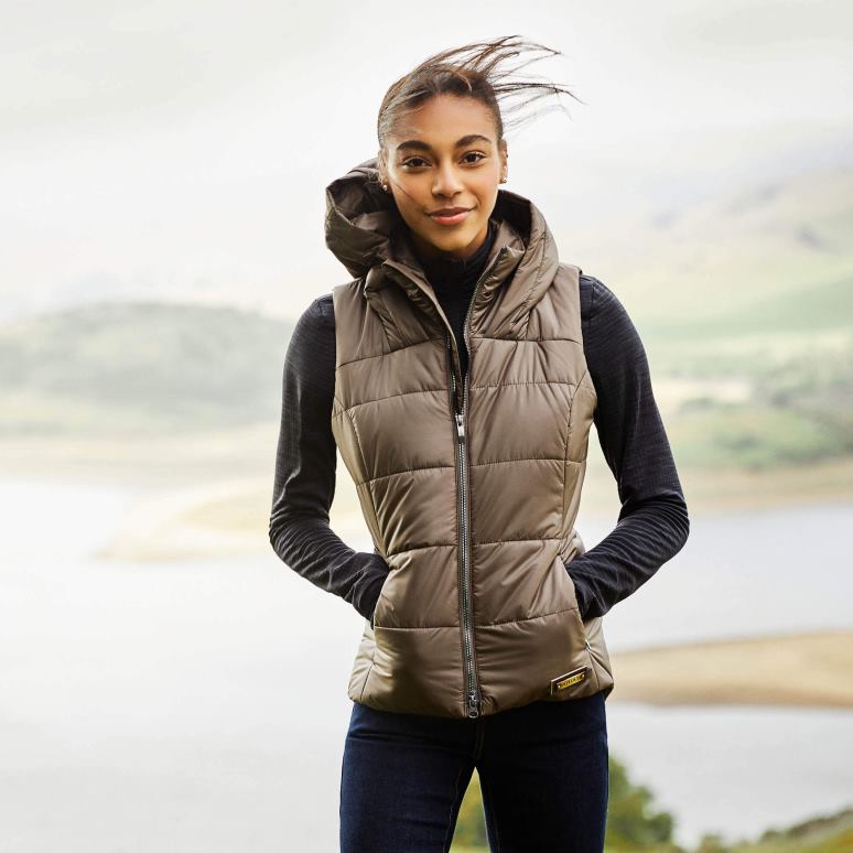 RJ66P3586 gilet d'harmonie Ariat hauts écorce de banian femmes