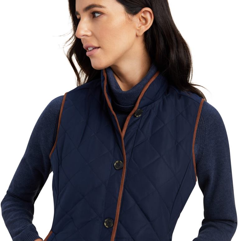 RJ66P3603 gilet woodside 2.0 Ariat hauts marine femmes