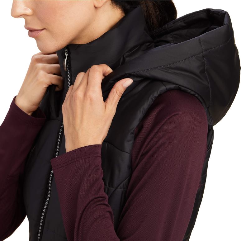 RJ66P3606 gilet d'harmonie Ariat hauts noir femmes