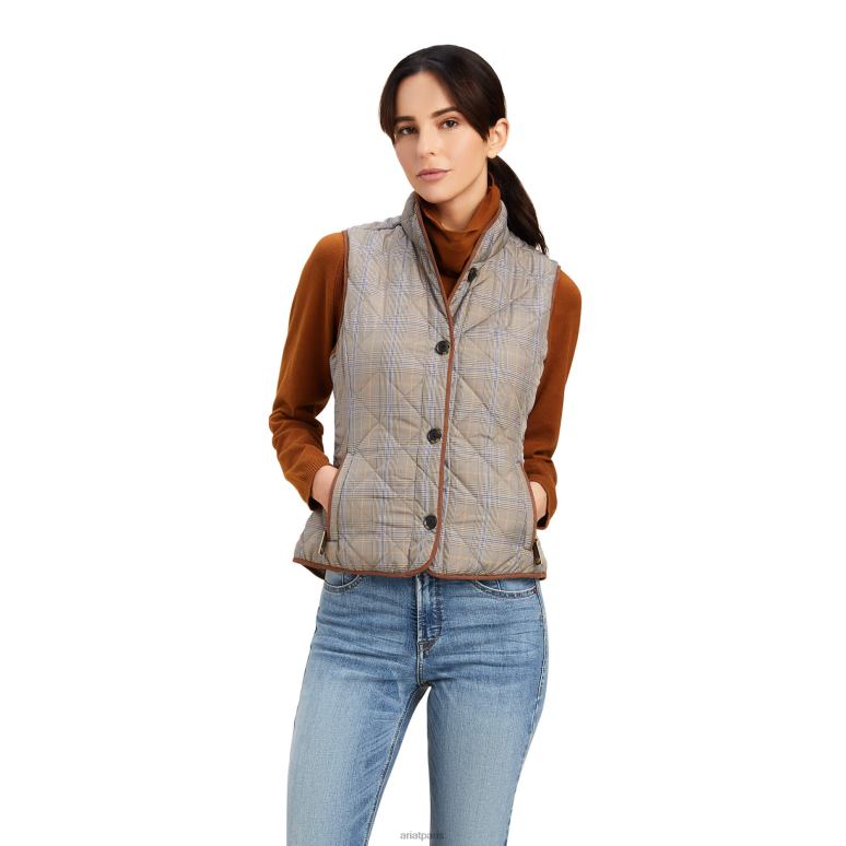RJ66P3612 gilet woodside 2.0 Ariat hauts Plaid Glen femmes