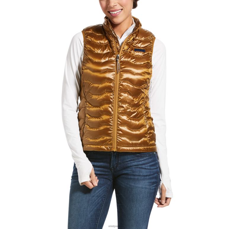 RJ66P3620 gilet en duvet idéal 3.0 Ariat hauts brun bronze femmes
