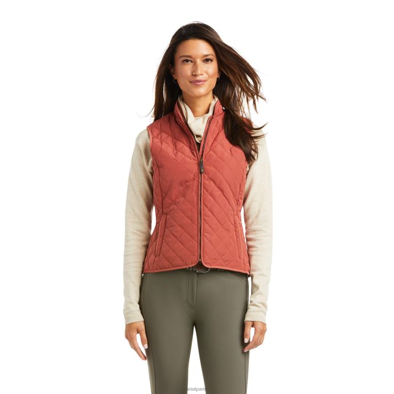 RJ66P3633 gilet en bois Ariat hauts Marsala femmes