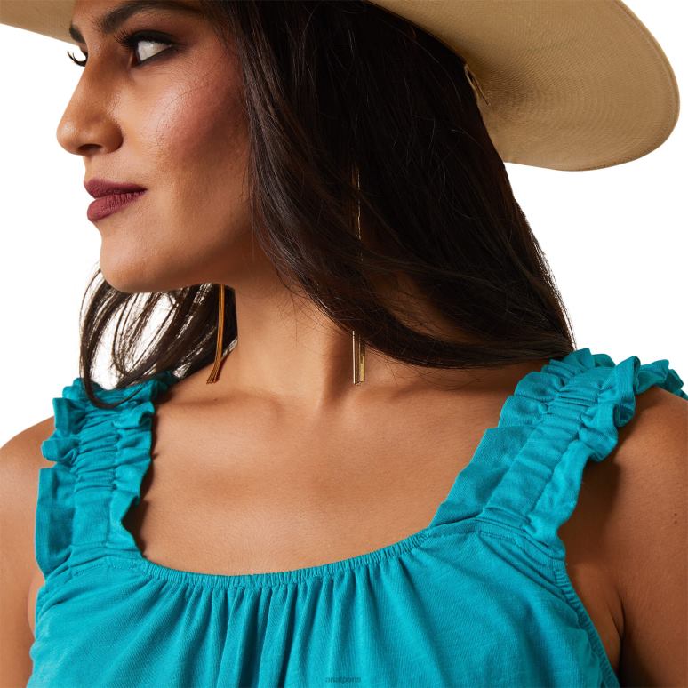 RJ66P2822 réservoir de pêche Ariat hauts vert viridien femmes