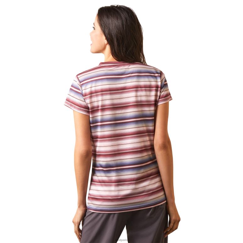RJ66P2837 sommet de la lagune Ariat hauts reata serape femmes