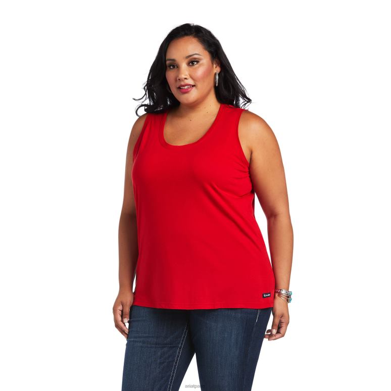 RJ66P2891 réservoir d'éléments Ariat hauts salsa femmes