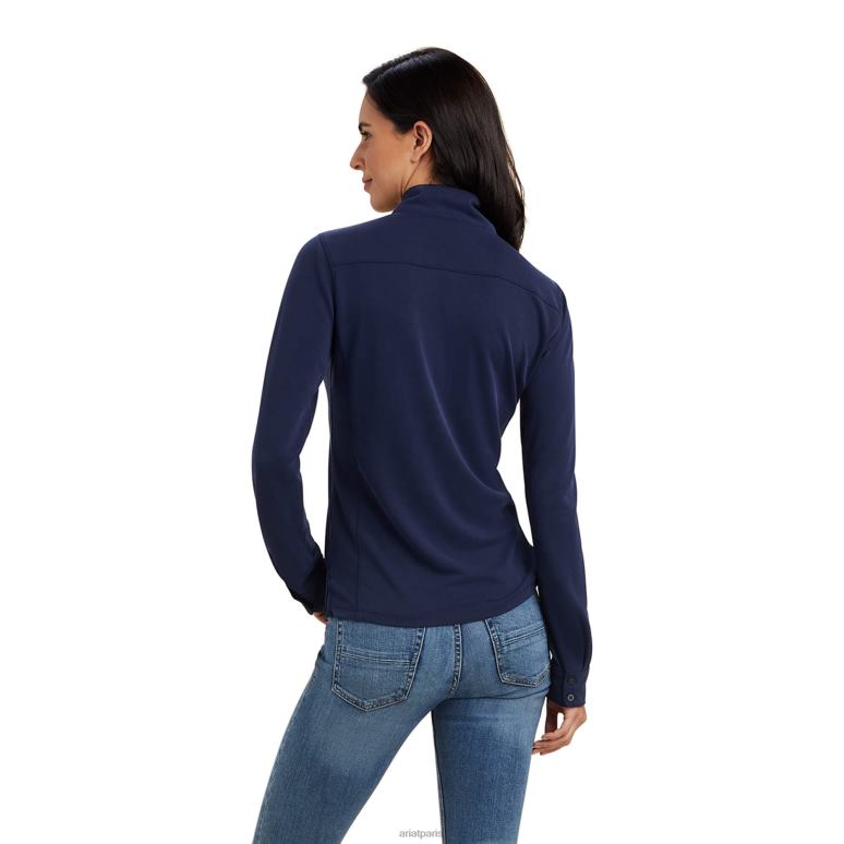 RJ66P2996 sommet d'Overbrook Ariat hauts marine femmes