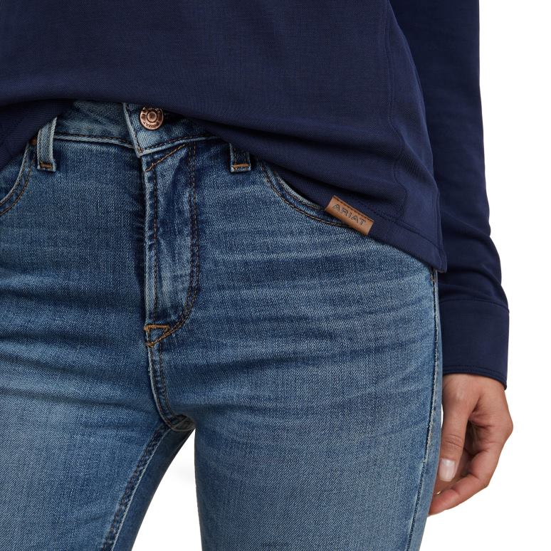 RJ66P2996 sommet d'Overbrook Ariat hauts marine femmes