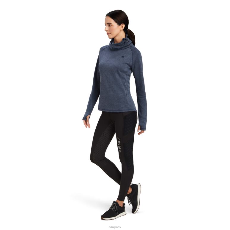 RJ66P3226 haut astucieux Ariat hauts éclipse marine femmes