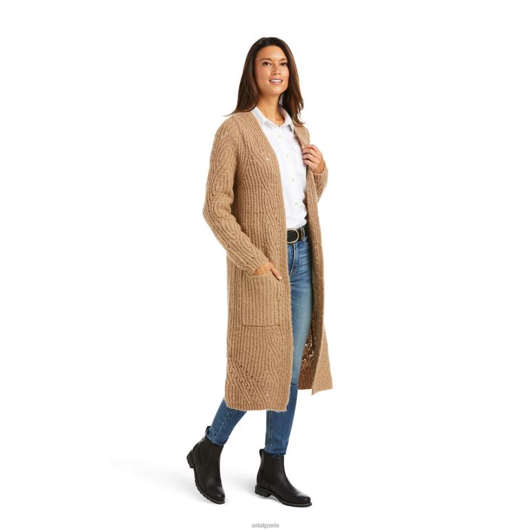 RJ66P3349 cardigan miramar Ariat hauts gruau femmes