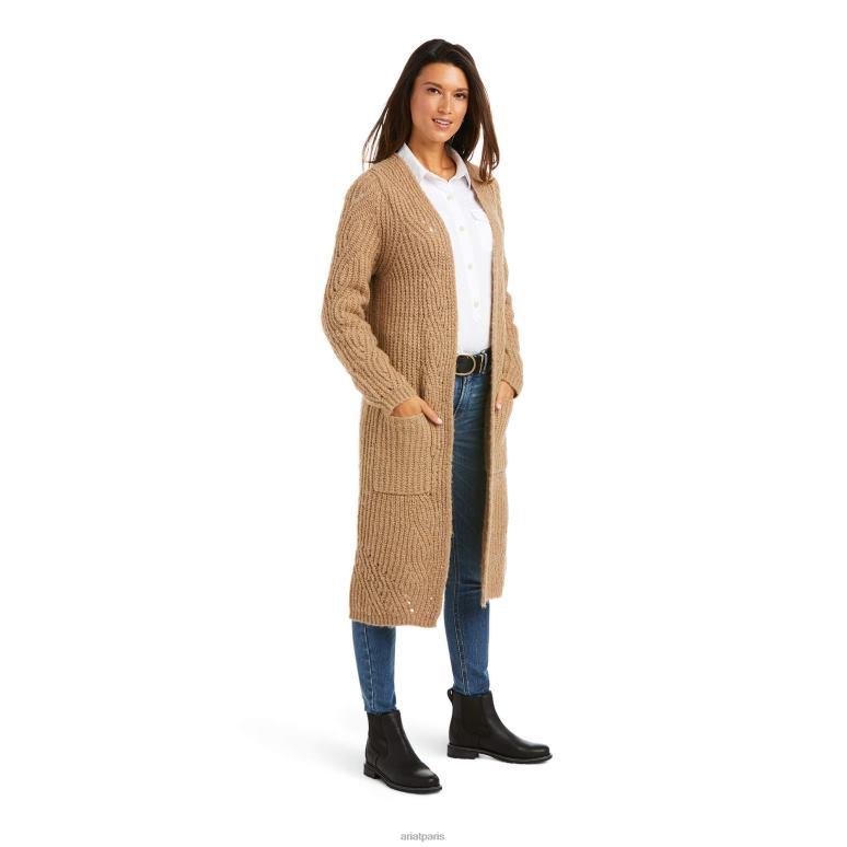 RJ66P3349 cardigan miramar Ariat hauts gruau femmes