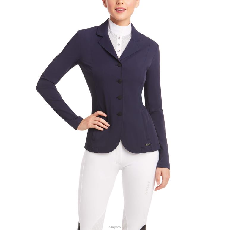 RJ66P3656 manteau de présentation artico Ariat hauts montrer la marine femmes