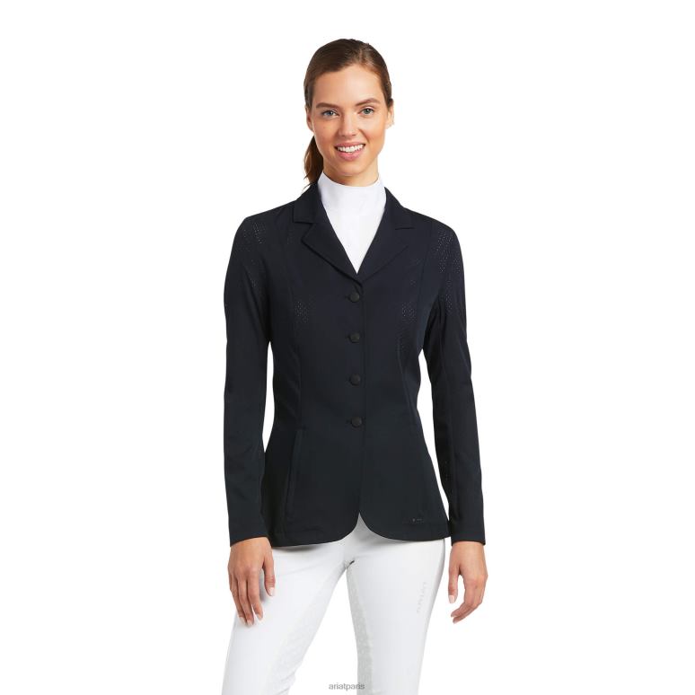 RJ66P3662 manteau de présentation Artico Exhale Ariat hauts montrer la marine femmes