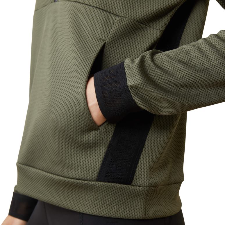 RJ66P3374 sweat-shirt Breathe 1/2 zip Ariat hauts scarabée femmes